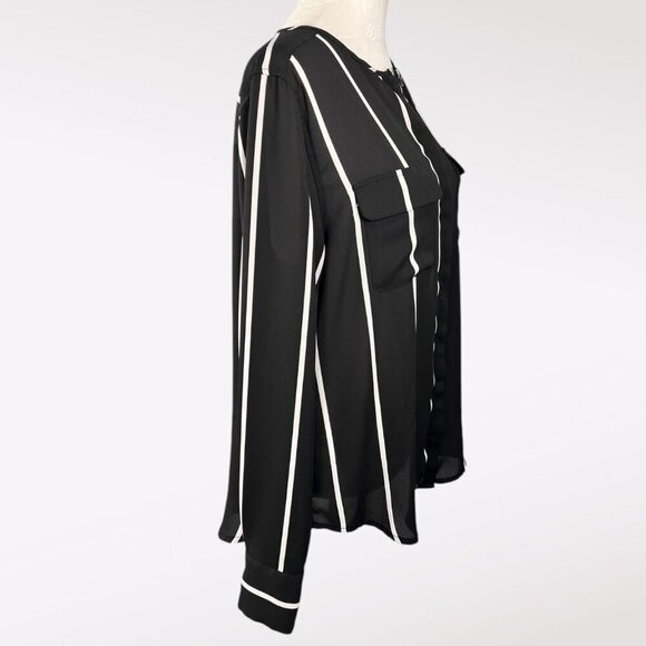 Who What Wear Long Sleeve Button Down Blouse Small - Picture 6 of 9